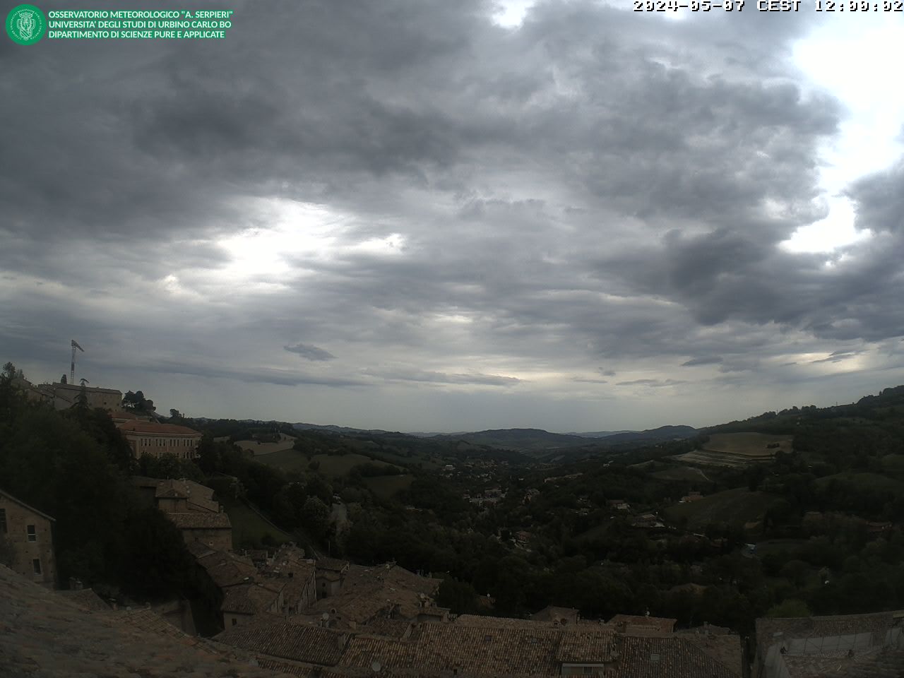 Webcam Urbino - Oss. Meteorologico Alessandro Serpieri - Università degli Studi di Urbino